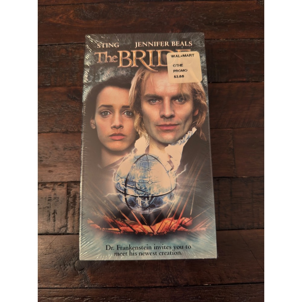 The Bride VHS Sting Jennifer Beals 1985 Horror Romance Columbia Pictures Sealed